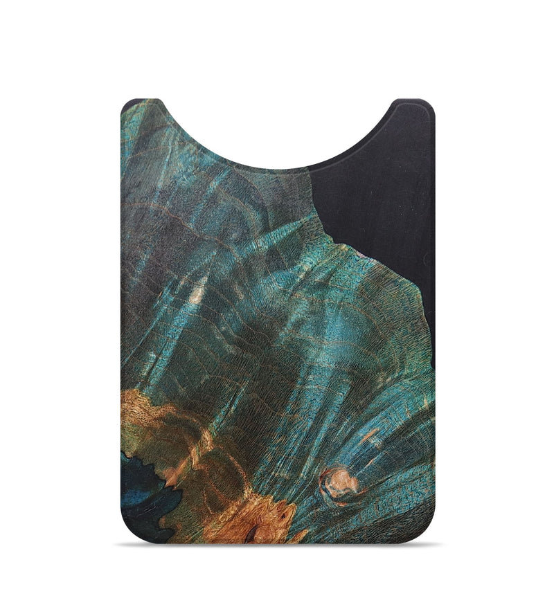 Live Edge Wood+Resin Wallet - Ronda (Pure Black, 677456)