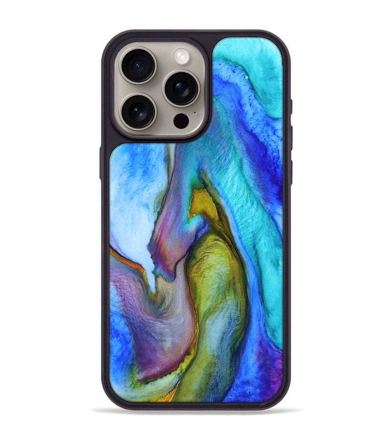 iPhone 15 Pro Max ResinArt Phone Case - Myrtle (Watercolor, 677563)