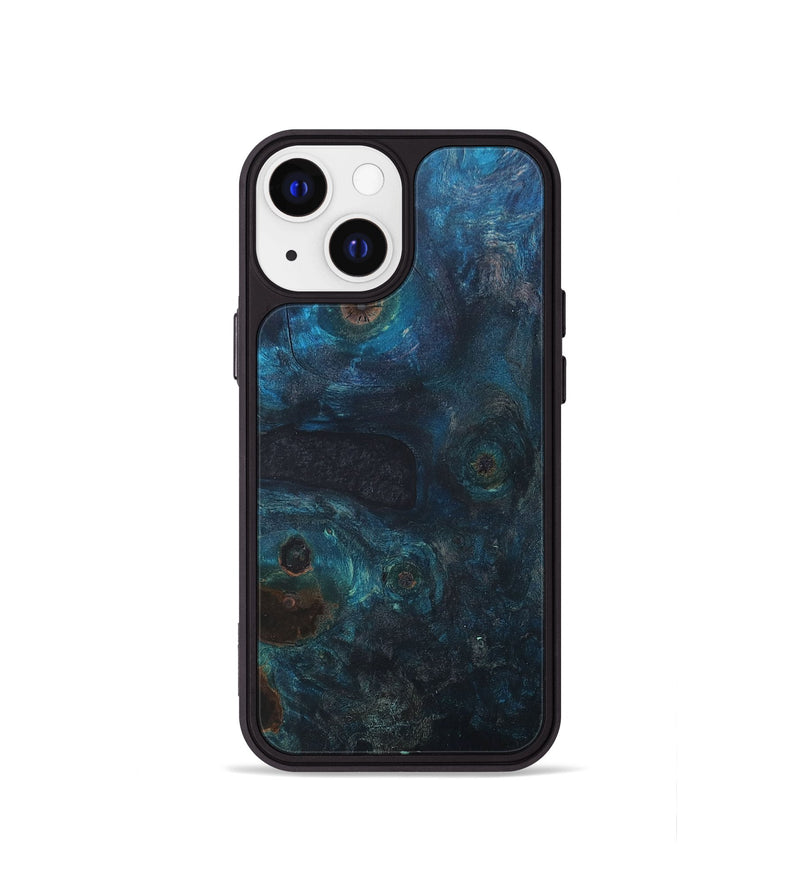 iPhone 13 mini Wood+Resin Phone Case - Brooke (Wood Burl, 677765)