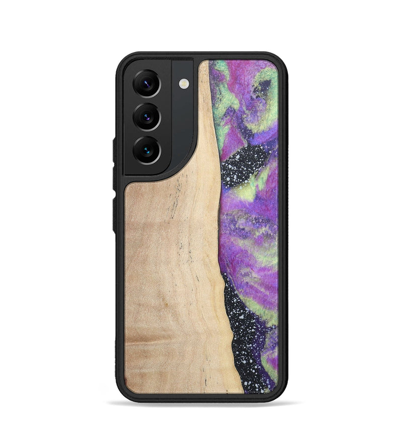 Galaxy S22 Wood+Resin Phone Case - Kenzie (Cosmos, 677804)