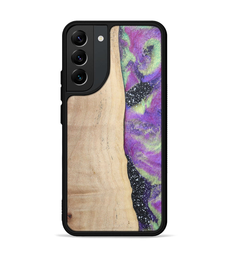 Galaxy S22 Plus Wood+Resin Phone Case - Kenzie (Cosmos, 677804)