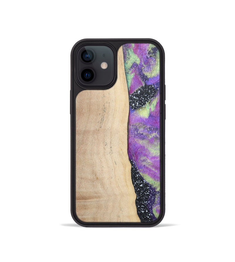iPhone 12 mini Wood+Resin Phone Case - Kenzie (Cosmos, 677804)