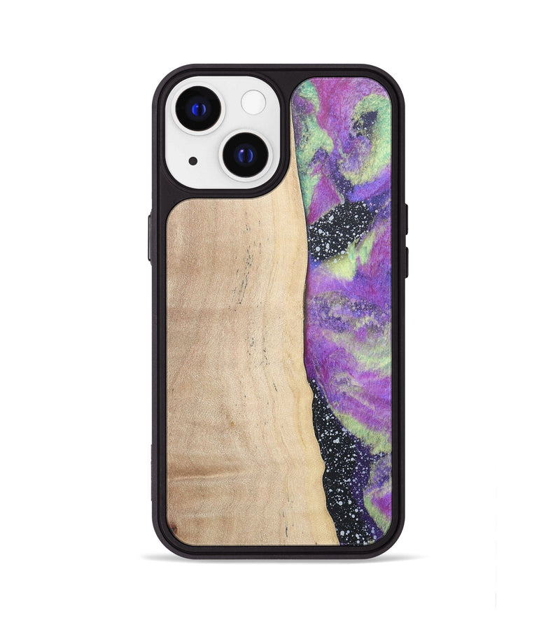 iPhone 13 Wood+Resin Phone Case - Kenzie (Cosmos, 677804)