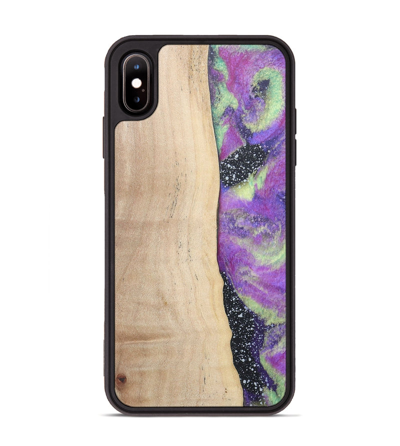 iPhone Xs Max Wood+Resin Phone Case - Kenzie (Cosmos, 677804)
