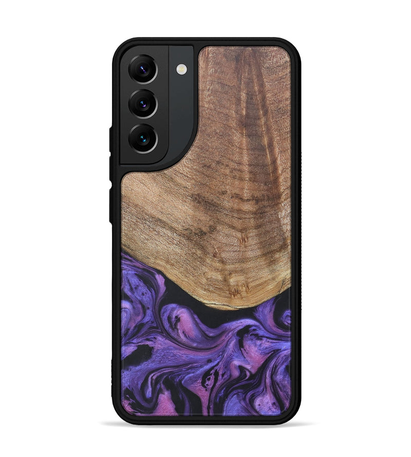 Galaxy S22 Plus Wood+Resin Phone Case - Savannah (Purple, 677952)