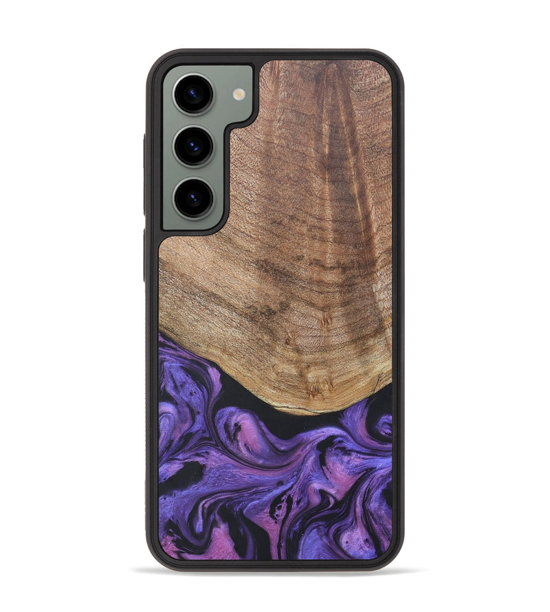 Galaxy S23 Plus Wood+Resin Phone Case - Savannah (Purple, 677952)