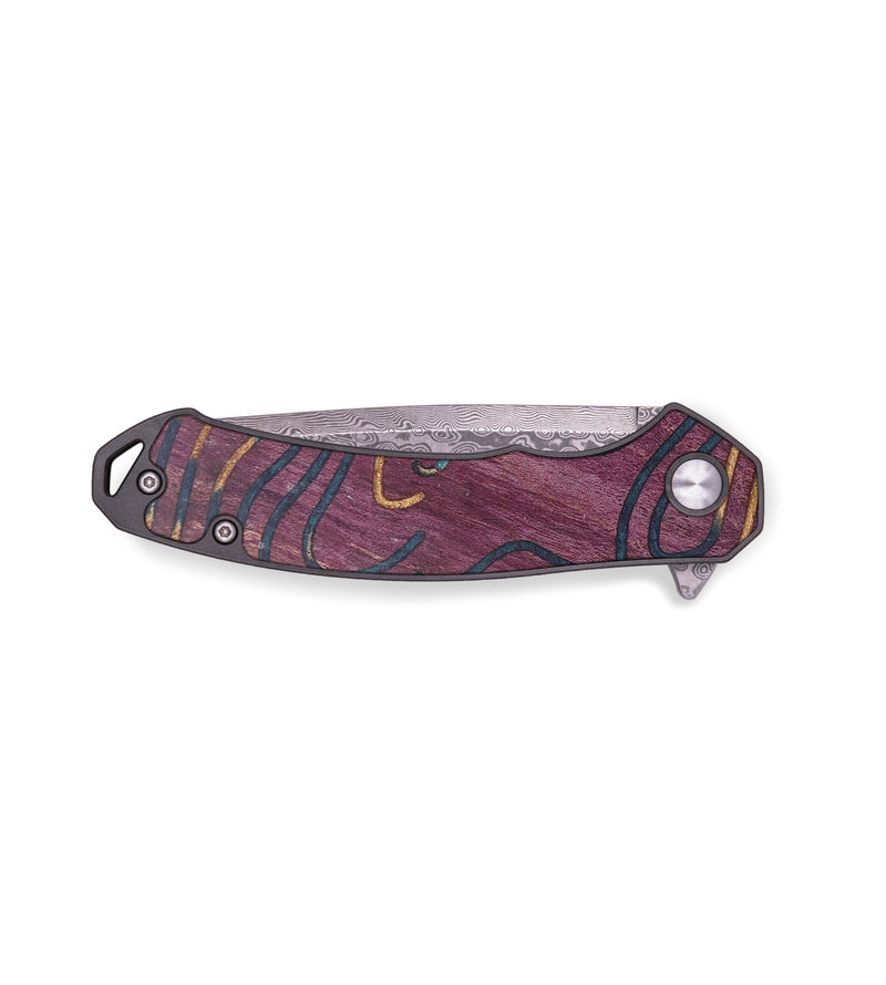 EDC Wood+Resin Pocket Knife - Kade (Pattern, 678037)