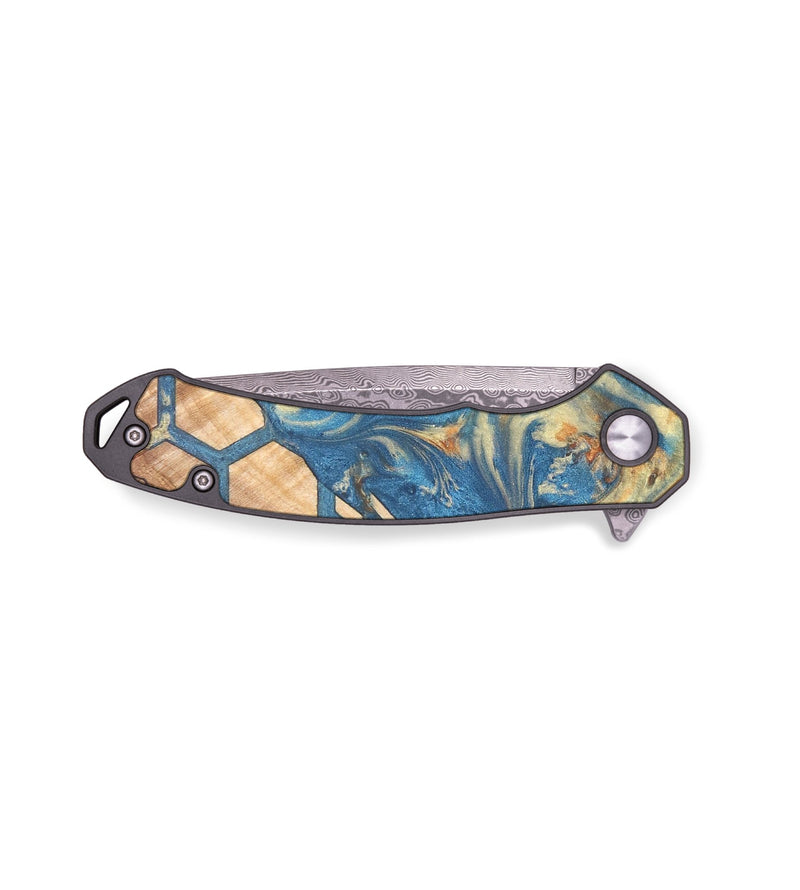 EDC Wood+Resin Pocket Knife - Maddox (Pattern, 678043)