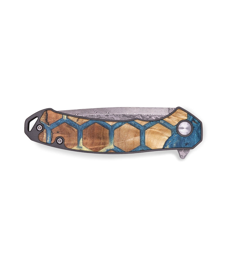 EDC Wood+Resin Pocket Knife - Fannie (Pattern, 678046)