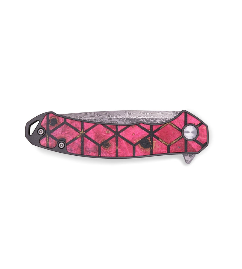 EDC Wood+Resin Pocket Knife - Krystal (Pattern, 678060)