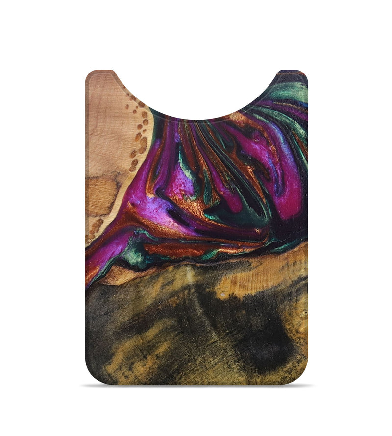 Live Edge Wood+Resin Wallet - Cruz (Purple, 678243)
