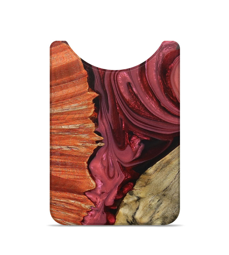 Live Edge Wood+Resin Wallet - Simon (Red, 678324)