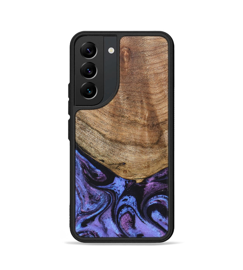 Galaxy S22 Wood+Resin Phone Case - Collins (Purple, 678411)