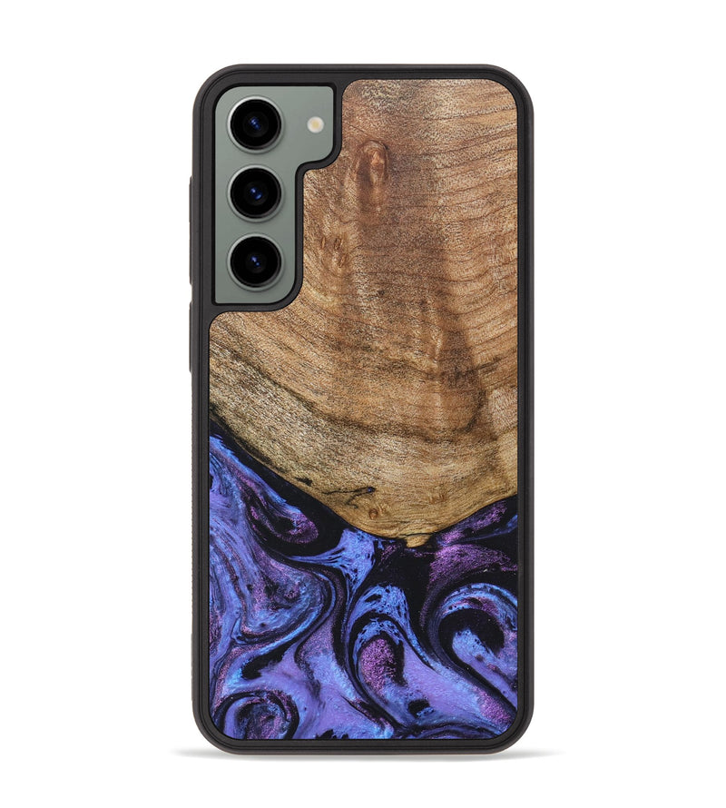 Galaxy S23 Plus Wood+Resin Phone Case - Collins (Purple, 678411)