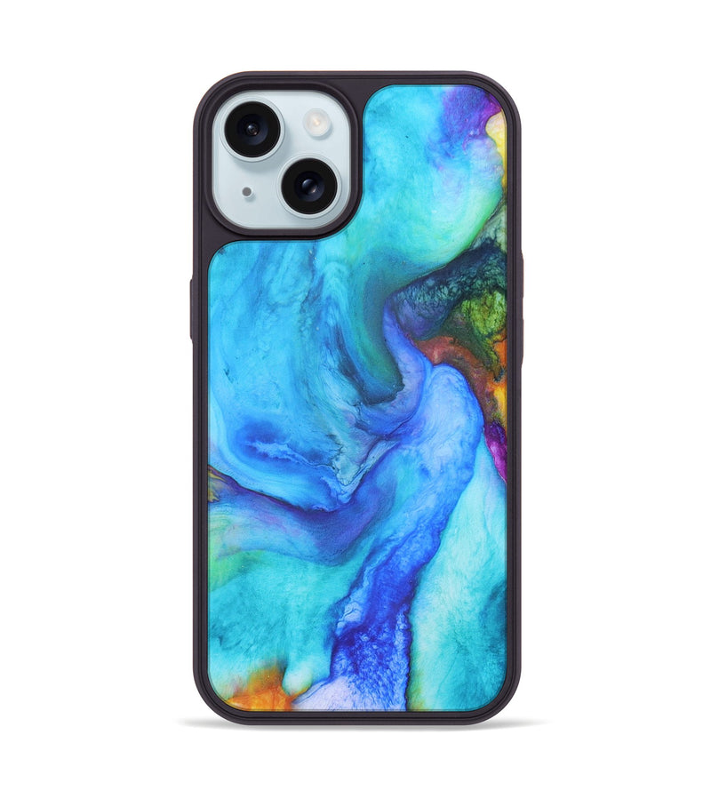 iPhone 15 ResinArt Phone Case - Wren (Watercolor, 678453)