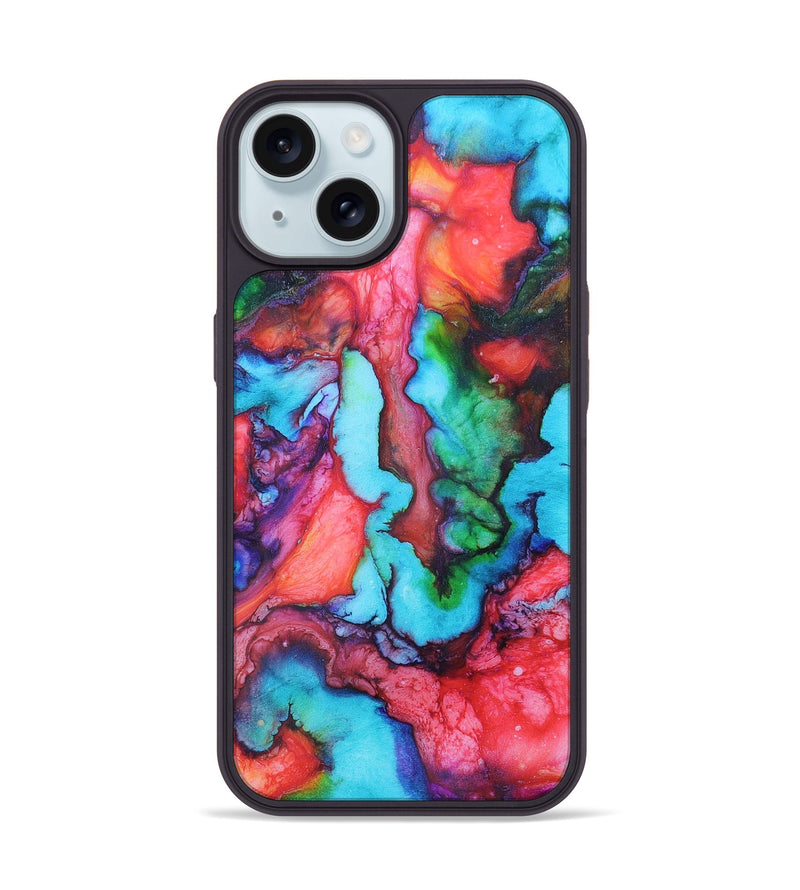 iPhone 15 ResinArt Phone Case - Karissa (Watercolor, 678465)