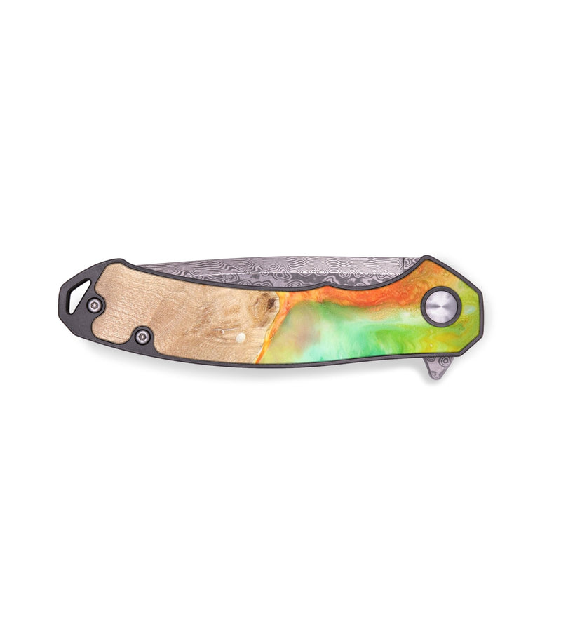 EDC Wood+Resin Pocket Knife - Joni (Watercolor, 678977)