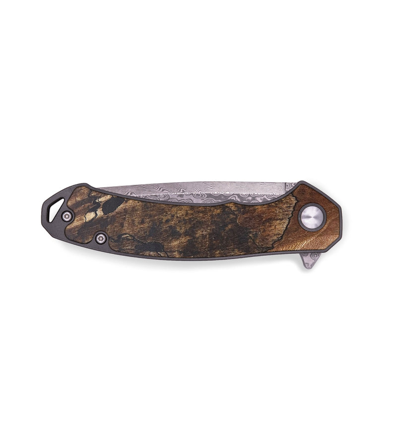 EDC Wood+Resin Pocket Knife - Stacy (Wood Burl, 679594)