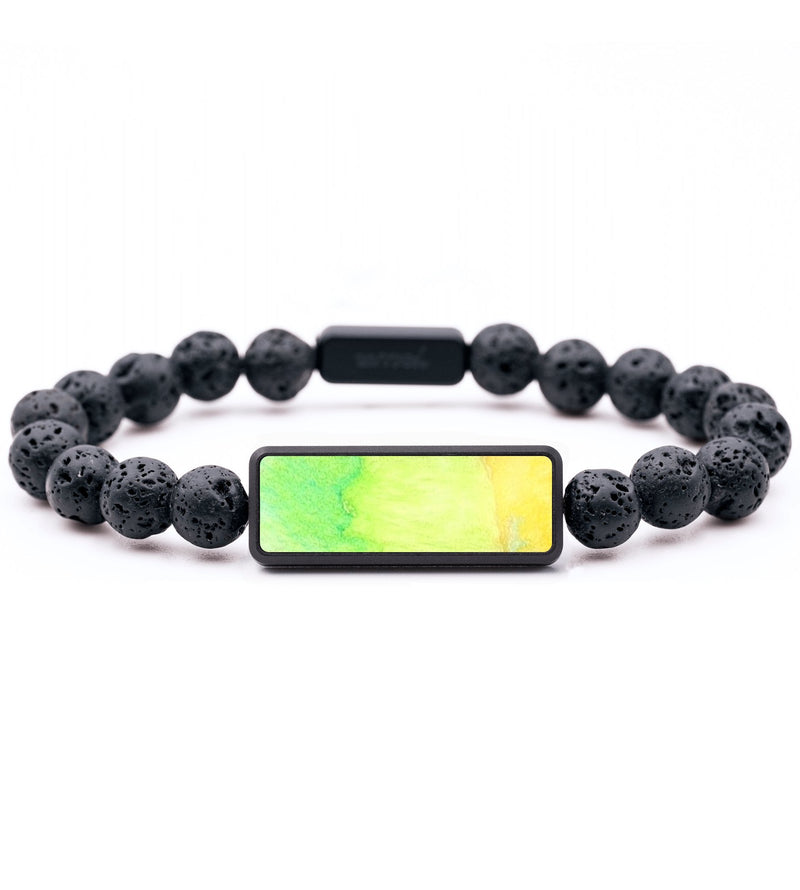 Lava Bead ResinArt Bracelet - Alaya (Watercolor, 679690)