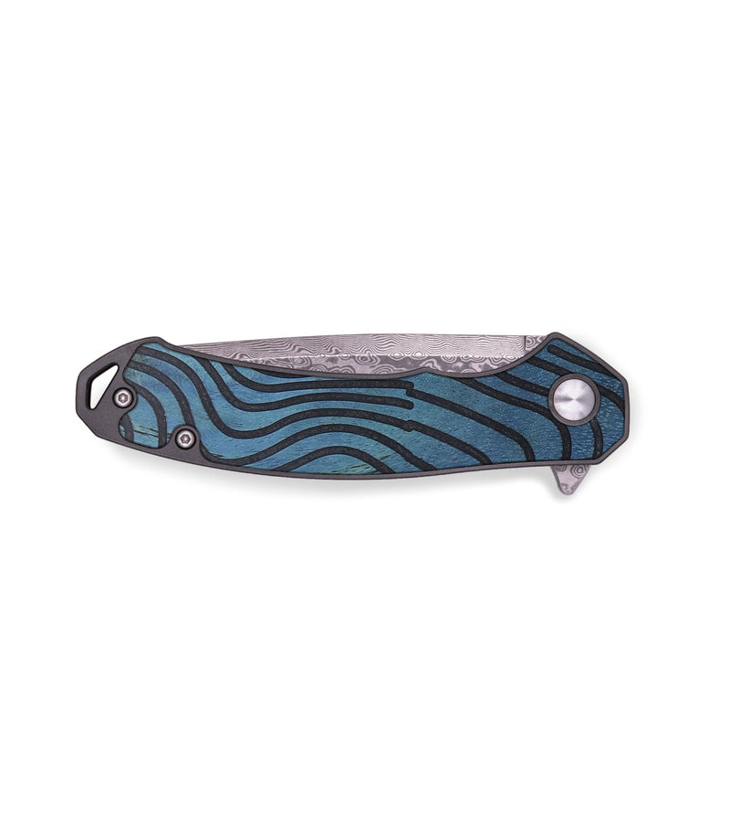 EDC Wood+Resin Pocket Knife - Mathew (Pattern, 679717)