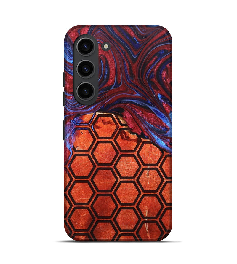 Galaxy S23 Wood+Resin Live Edge Phone Case - Jacqueline (Pattern, 680166)