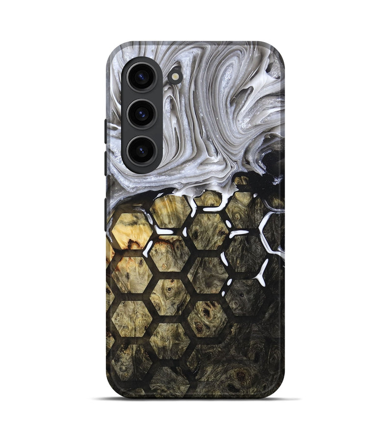 Galaxy S23 Wood+Resin Live Edge Phone Case - Kristy (Pattern, 680170)