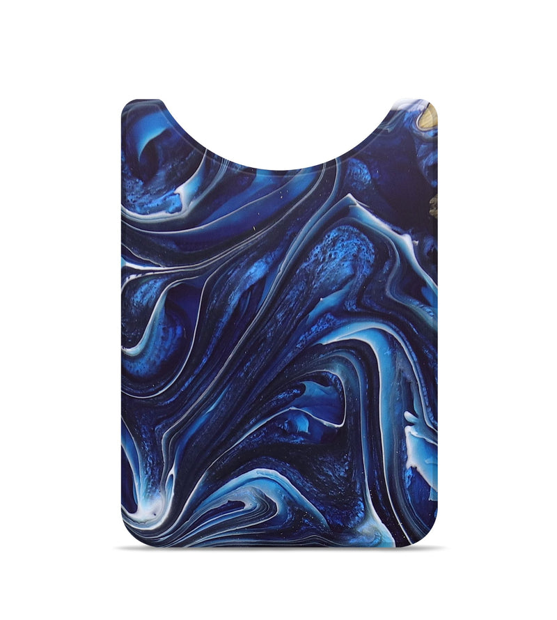 Live Edge ResinArt Wallet - Larry (Blue, 680340)