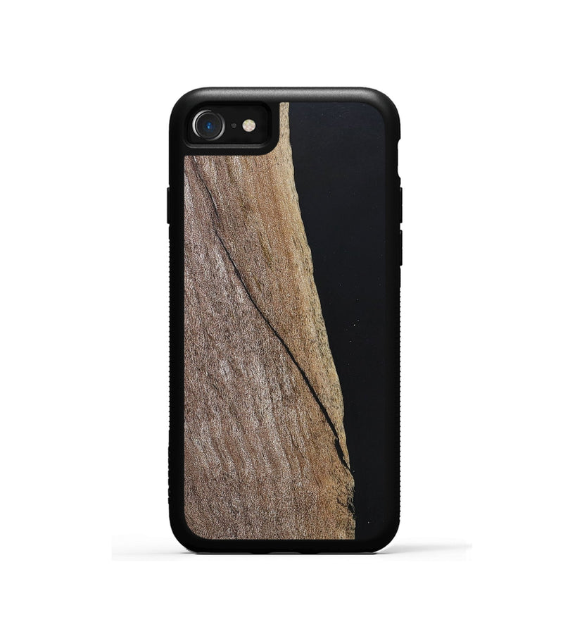 iPhone SE Wood+Resin Phone Case - Colin (Pure Black, 680489)