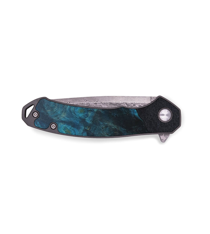 EDC Wood+Resin Pocket Knife - Harry (Pure Black, 681310)