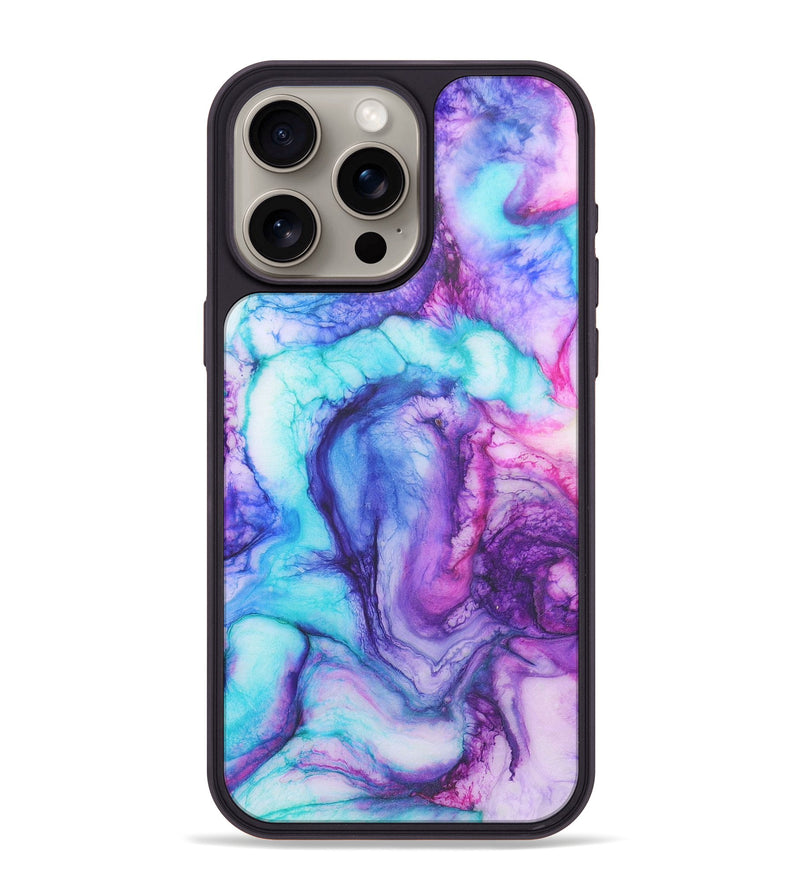 iPhone 15 Pro Max ResinArt Phone Case - Paisley (Watercolor, 681357)