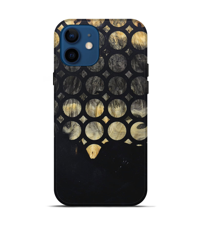 iPhone 12 Wood+Resin Live Edge Phone Case - Candice (Pattern, 681842)