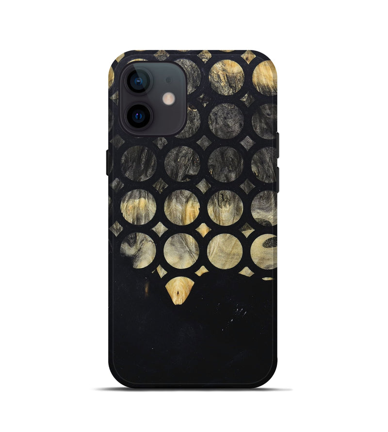 iPhone 12 mini Wood+Resin Live Edge Phone Case - Candice (Pattern, 681842)