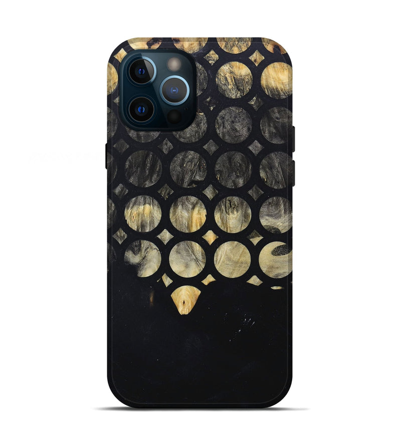 iPhone 12 Pro Wood+Resin Live Edge Phone Case - Candice (Pattern, 681842)
