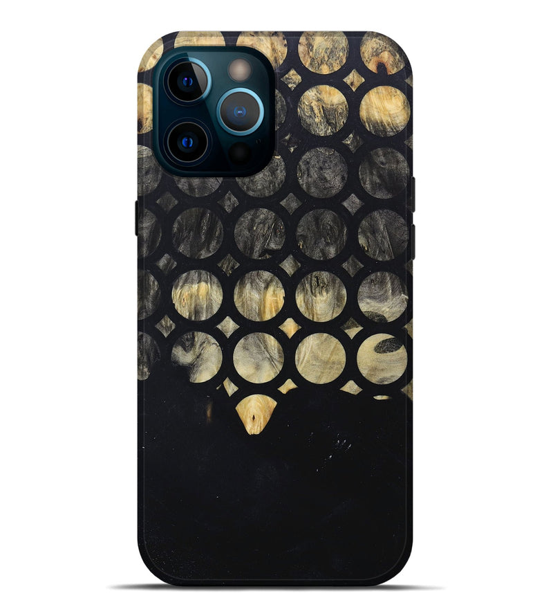 iPhone 12 Pro Max Wood+Resin Live Edge Phone Case - Candice (Pattern, 681842)
