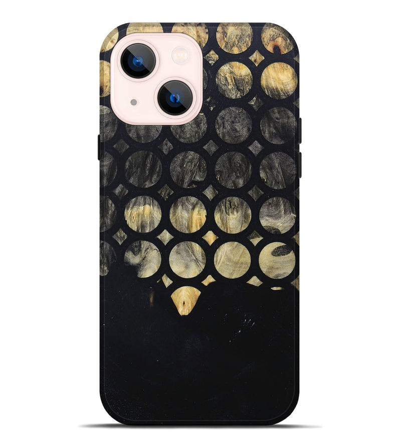 iPhone 14 Plus Wood+Resin Live Edge Phone Case - Candice (Pattern, 681842)