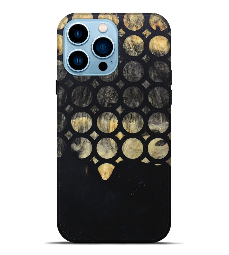iPhone 14 Pro Max Wood+Resin Live Edge Phone Case - Candice (Pattern, 681842)