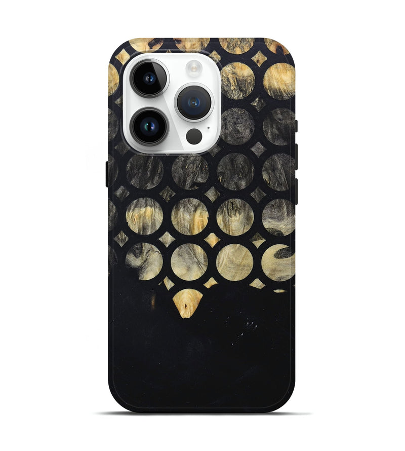 iPhone 15 Pro Wood+Resin Live Edge Phone Case - Candice (Pattern, 681842)