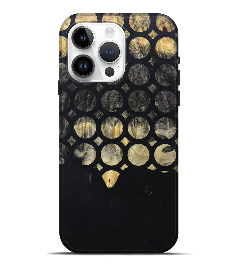 iPhone 15 Pro Max Wood+Resin Live Edge Phone Case - Candice (Pattern, 681842)