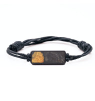 Classic Wood+Resin Bracelet - Anahi (Teal & Gold, 682253)