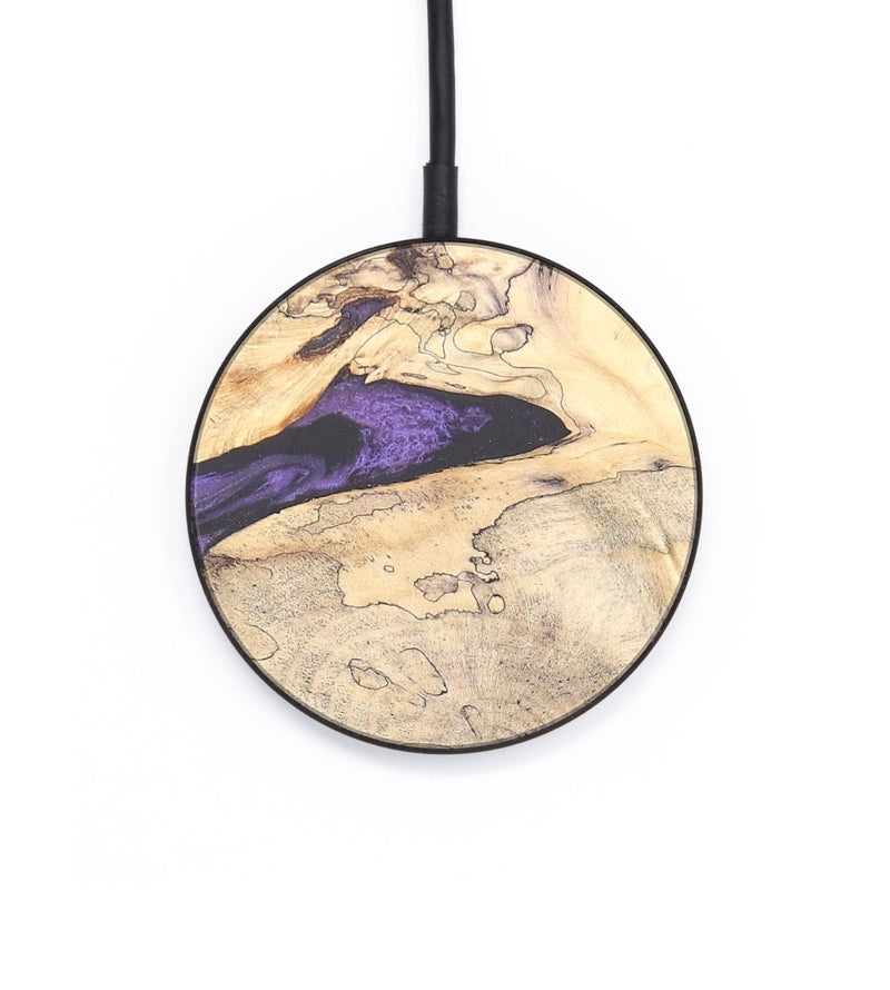Circle Wood+Resin Wireless Charger - Catalina (Purple, 682447)