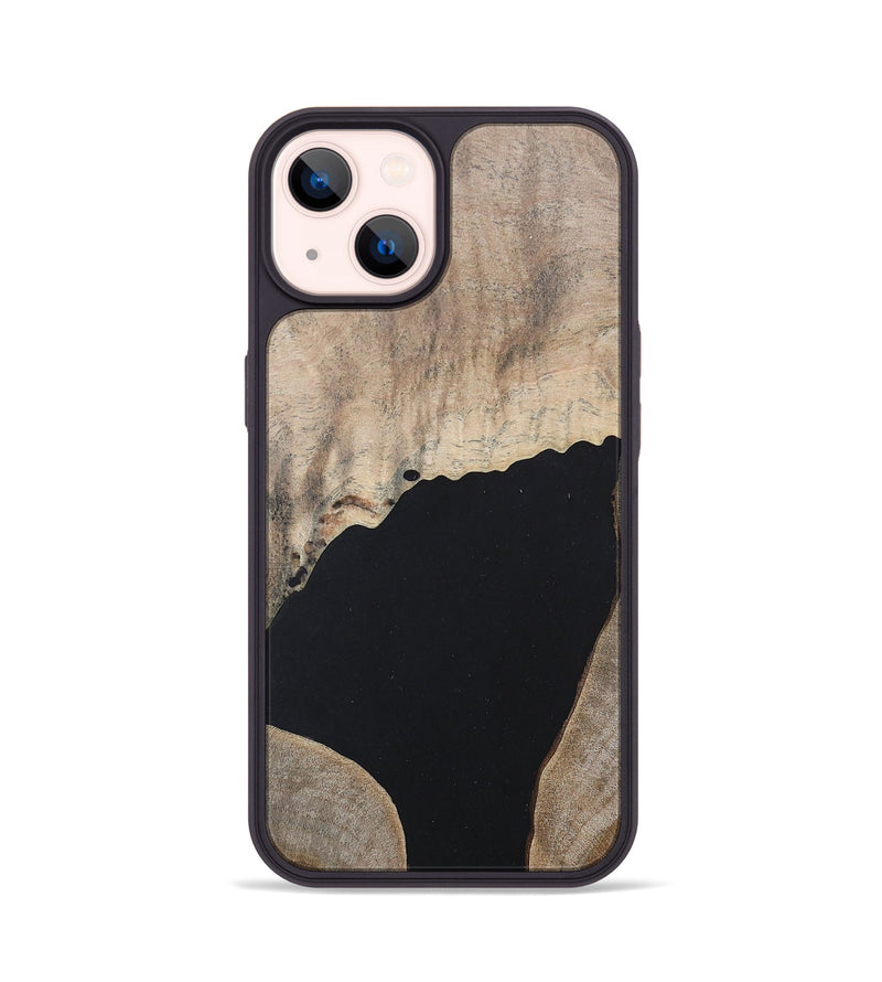 iPhone 14 Wood+Resin Phone Case - Adrianna (Mosaic, 682725)
