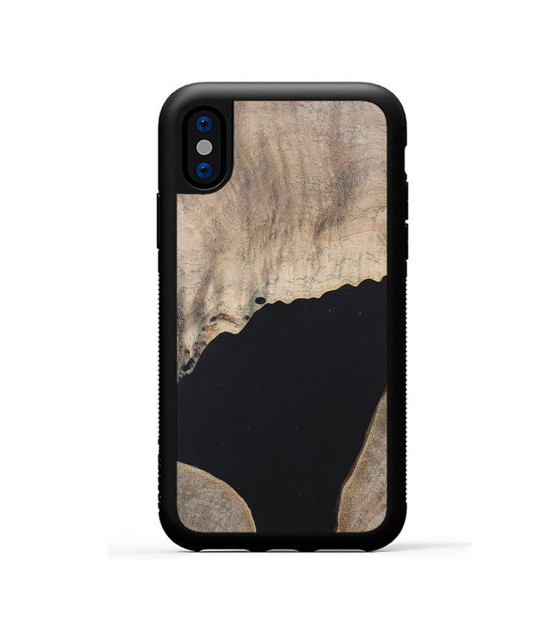 iPhone Xs Wood+Resin Phone Case - Adrianna (Mosaic, 682725)