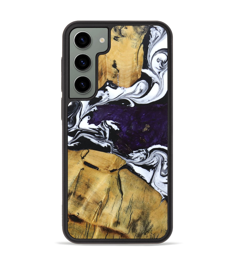 Galaxy S23 Plus Wood+Resin Phone Case - Ashanti (Mosaic, 682852)