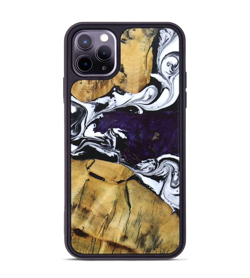 iPhone 11 Pro Max Wood+Resin Phone Case - Ashanti (Mosaic, 682852)