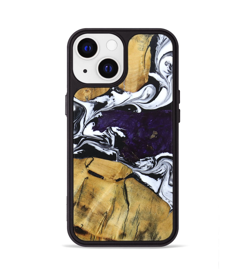 iPhone 13 Wood+Resin Phone Case - Ashanti (Mosaic, 682852)
