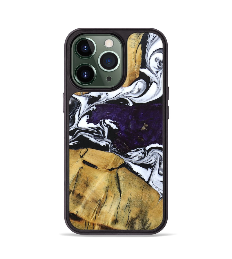 iPhone 13 Pro Wood+Resin Phone Case - Ashanti (Mosaic, 682852)