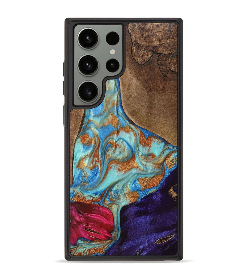 Galaxy S23 Ultra Wood+Resin Phone Case - Kirk (Mosaic, 682863)