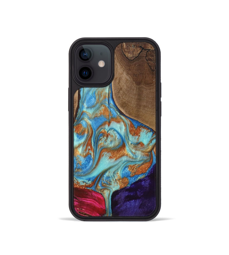 iPhone 12 mini Wood+Resin Phone Case - Kirk (Mosaic, 682863)