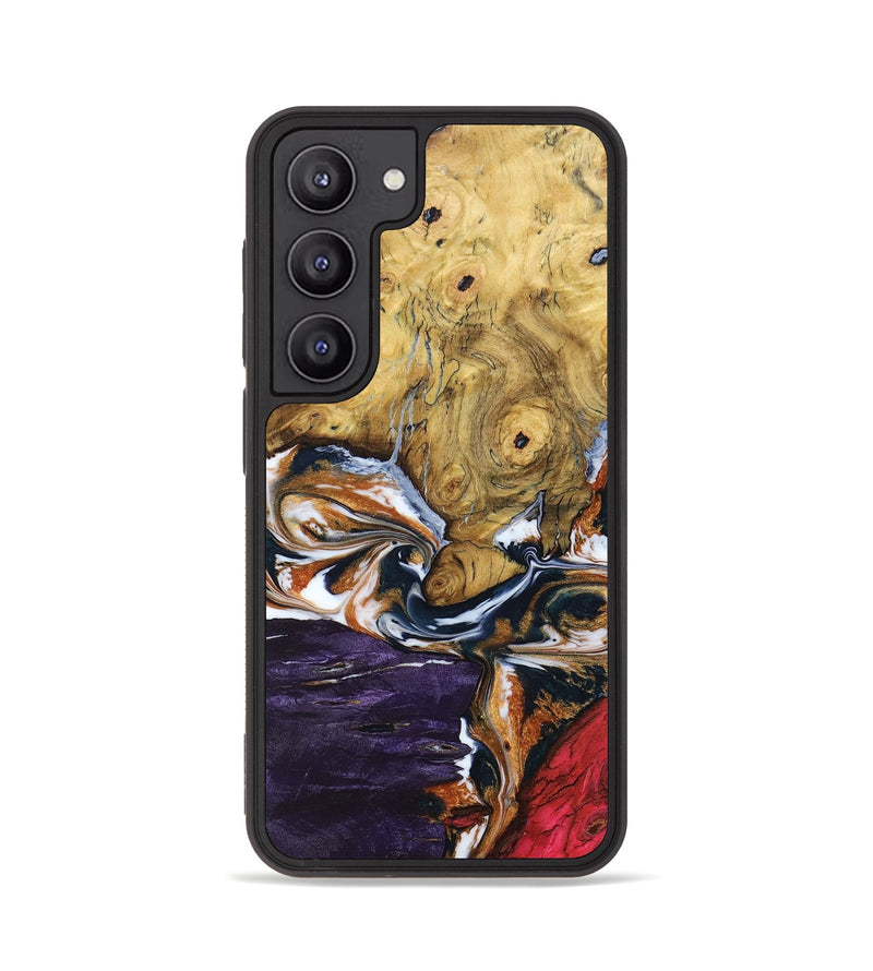 Galaxy S23 Wood+Resin Phone Case - Trey (Mosaic, 682870)
