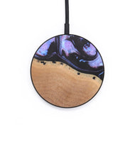 Circle Wood+Resin Wireless Charger - Myles (Purple, 683047)